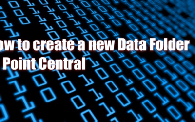 How to create a new Data Folder in Point Central