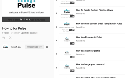 New Trainings Available for Pulse Users